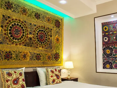 Suzani Ceiling Twin Room
