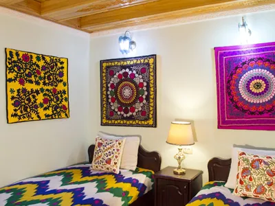Suzani Ceiling Twin Room